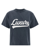 Balenciaga Blue Cotton Sportswear T-Shirt for Women