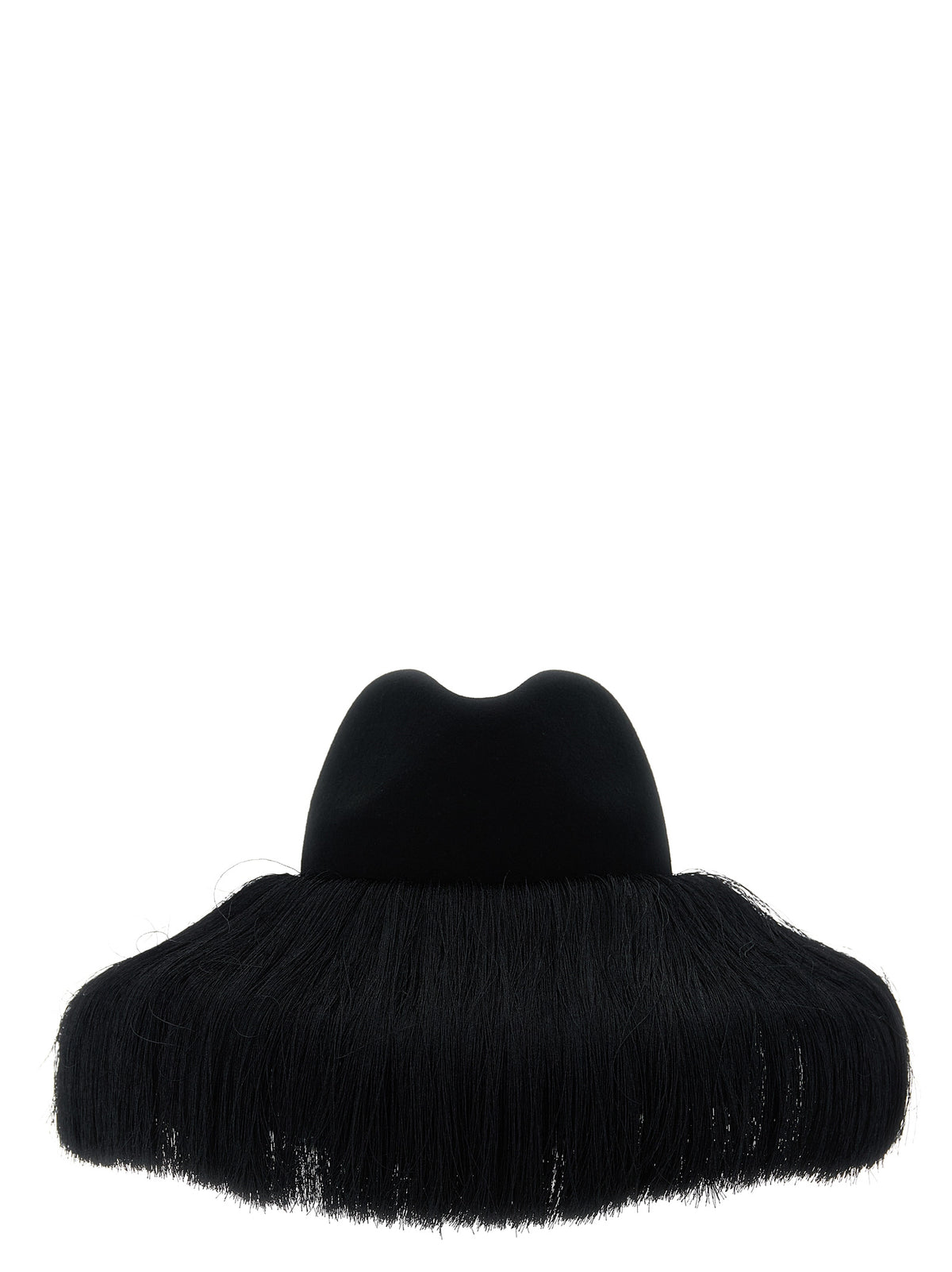 Fedora en laine noire Comme des Garçons