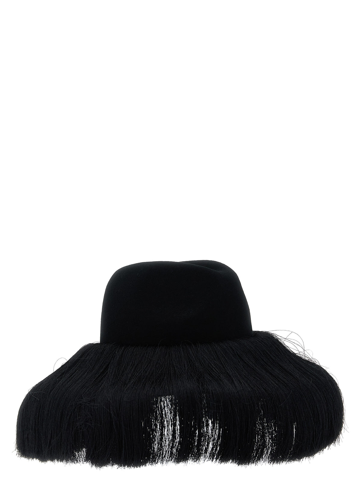 Fedora en laine noire Comme des Garçons
