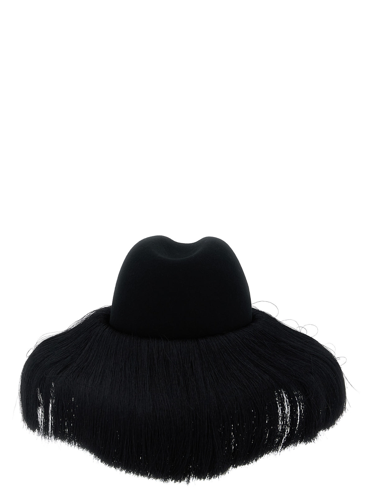 Fedora en laine noire Comme des Garçons