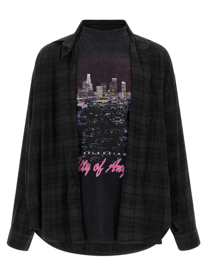 Balenciaga Black Cotton Blouse