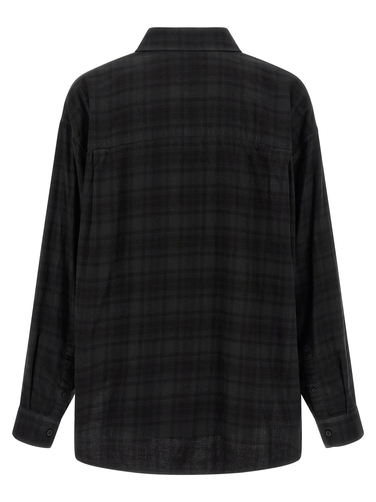 Balenciaga Black Cotton Blouse - City of Angels Print