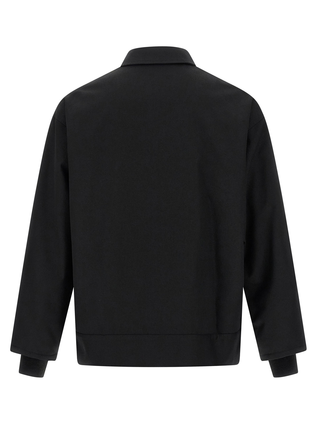 Comme Des Garçons Black Polyester Full-Length Jacket
