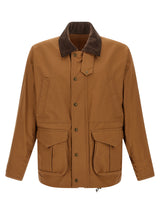 Junya Watanabe Brown Cotton Shell Jacket