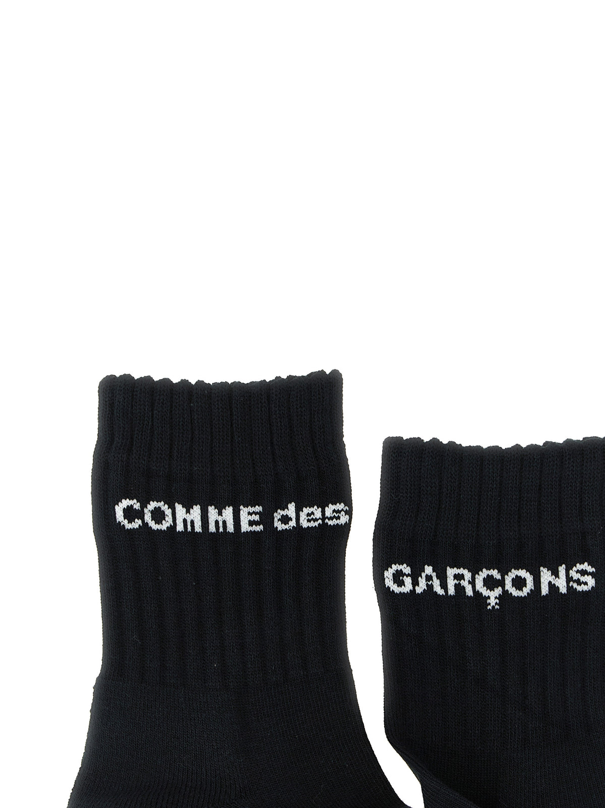 Comme Des Garçons Bicolor Cotton Socks