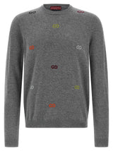 Cardigan en cachemire gris Gucci