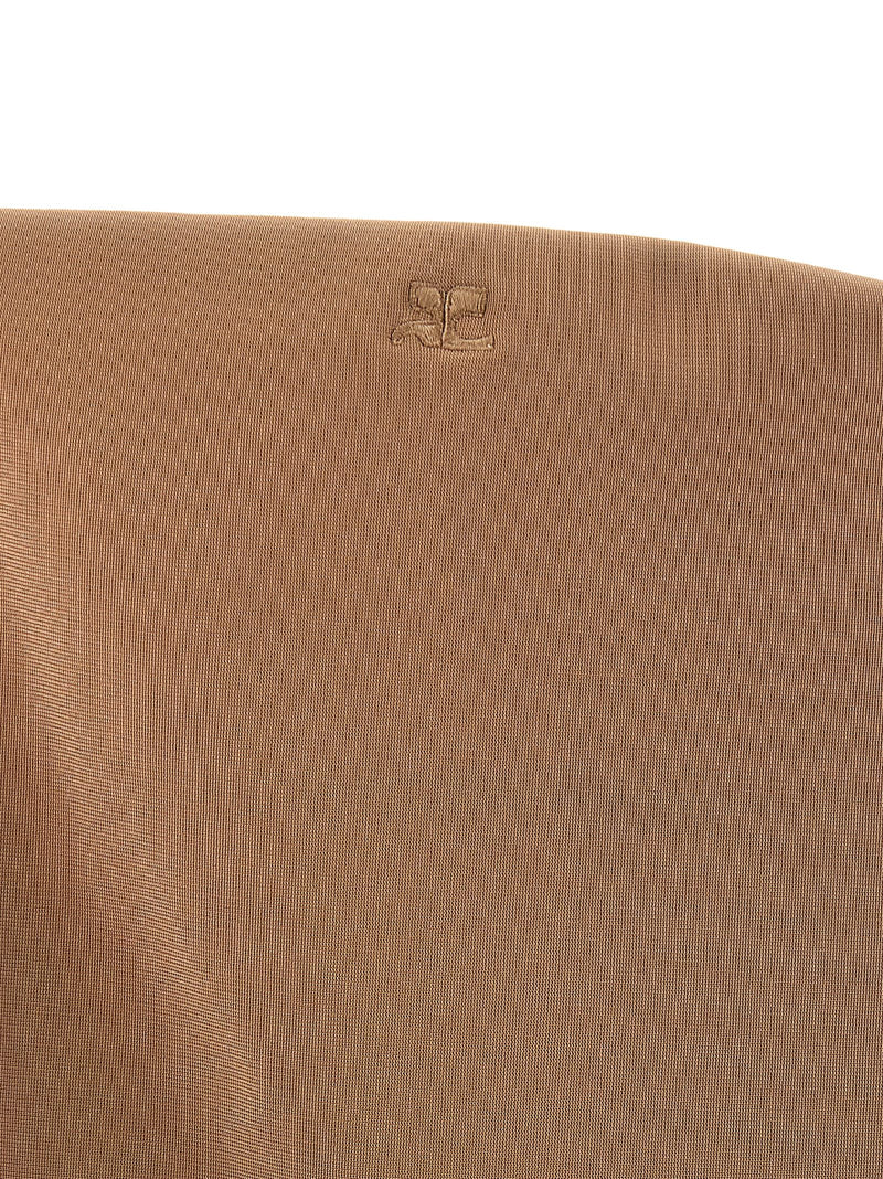 Courrèges Beige Viscose Bodysuit