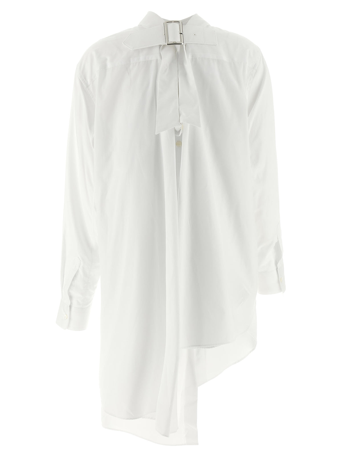 Comme Des Garçons White Cotton Blouse - Avant-Garde Fashion