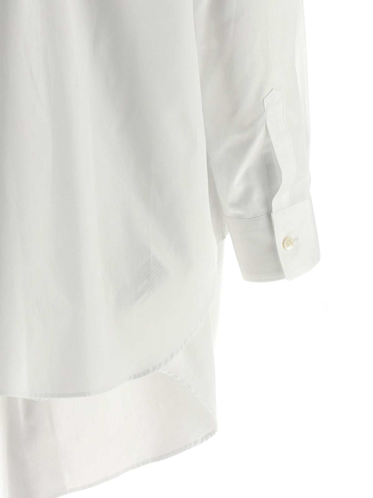 Comme Des Garçons White Cotton Blouse - Avant-Garde Fashion
