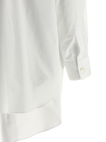 Comme Des Garçons White Cotton Blouse