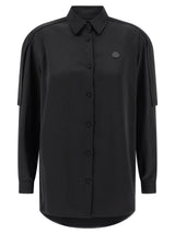 MONCLER GENIUS Black Polyester Blouse