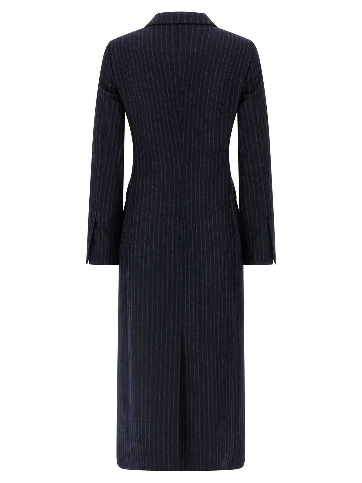 Alberto Biani Blue Virgin Wool Coat