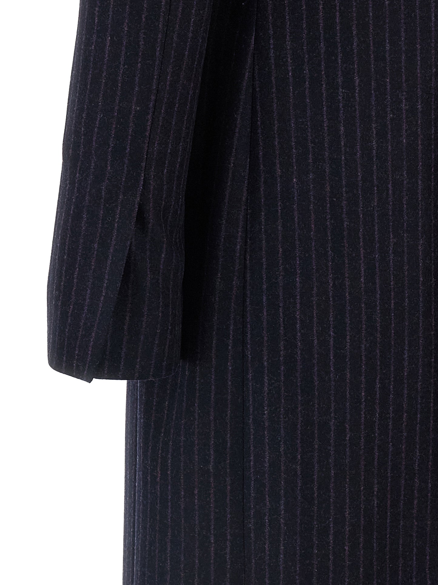 Alberto Biani Blue Virgin Wool Coat