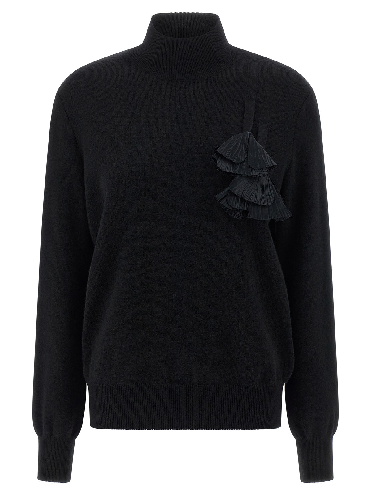 Ferragamo Black Virgin Wool Cardigan