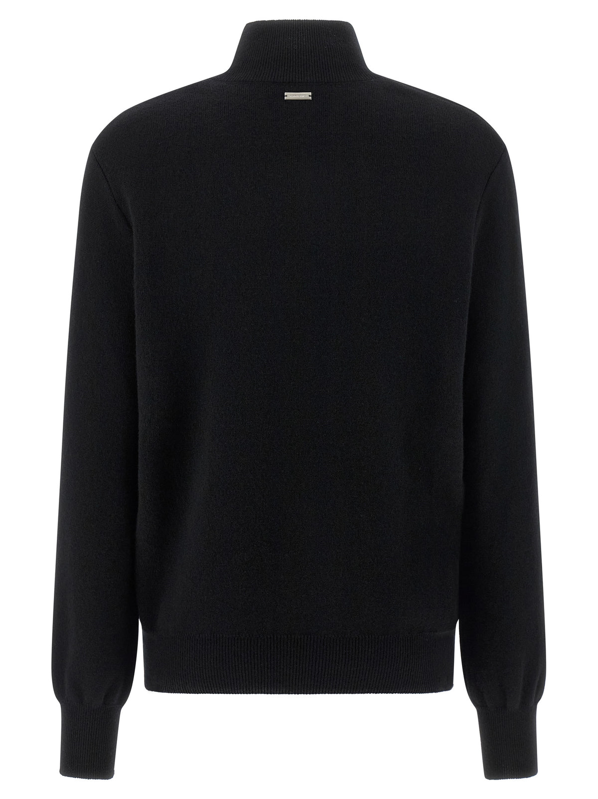 Ferragamo Black Virgin Wool Cardigan