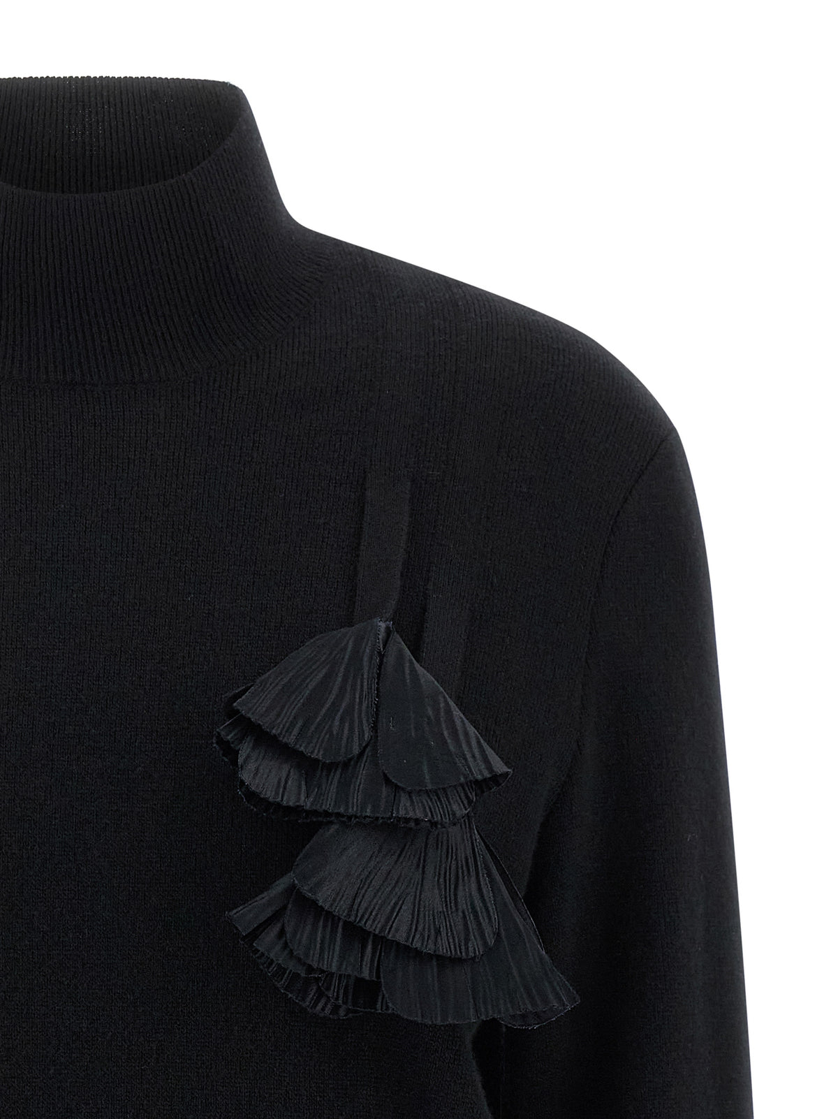 Ferragamo Black Virgin Wool Cardigan