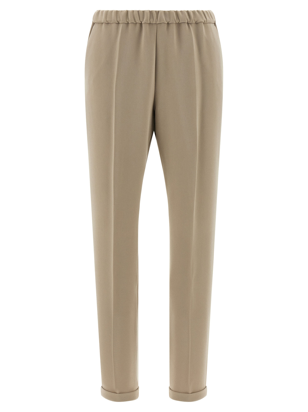 Pantalon décontracté Alberto Biani en triacétate beige