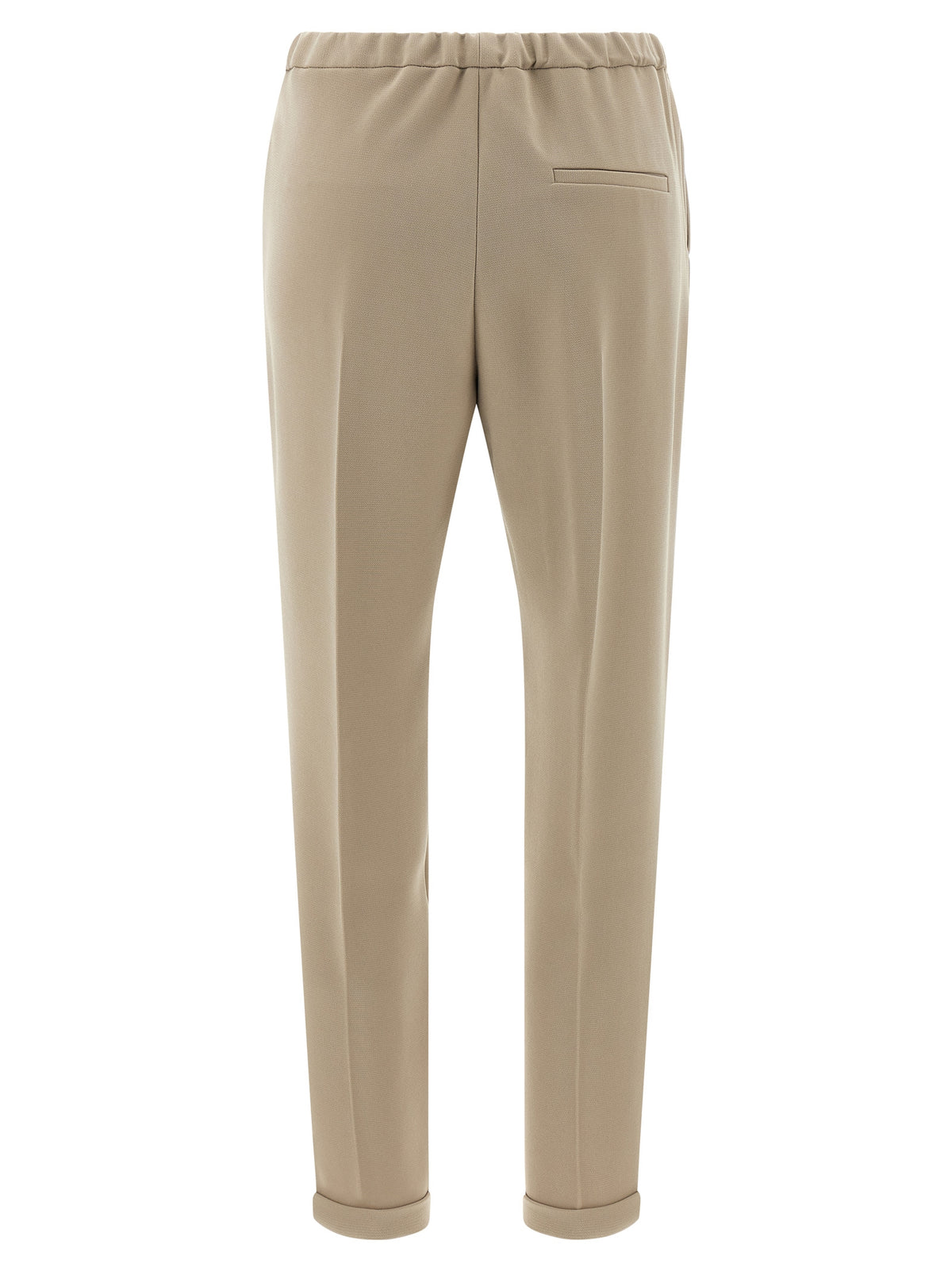 Pantalon décontracté Alberto Biani en triacétate beige
