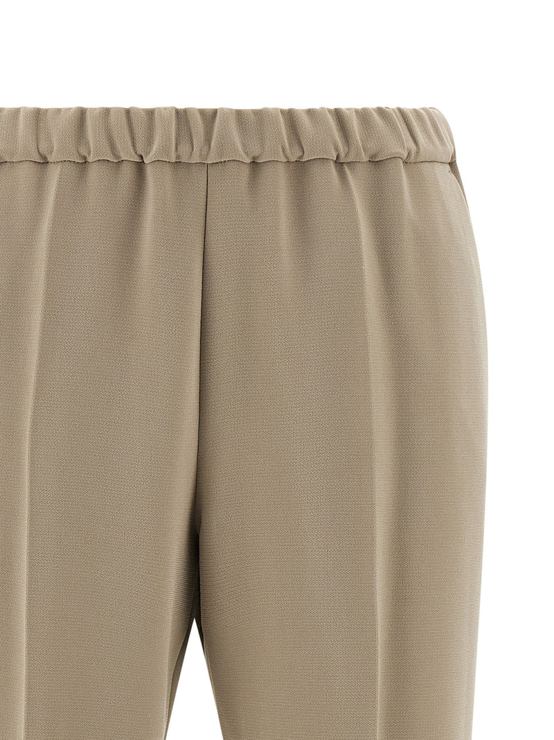 Pantalon décontracté Alberto Biani en triacétate beige