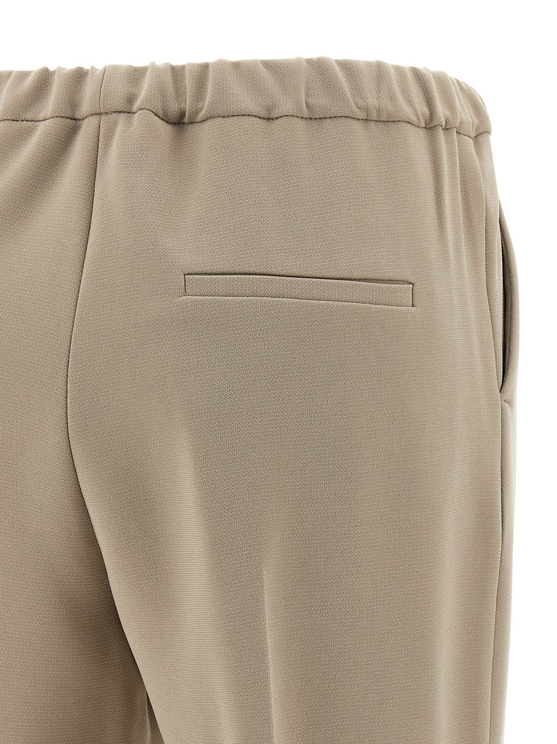 Pantalon décontracté Alberto Biani en triacétate beige