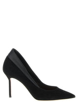 Aquazzura Black Goatskin Guanto High Heel Pumps