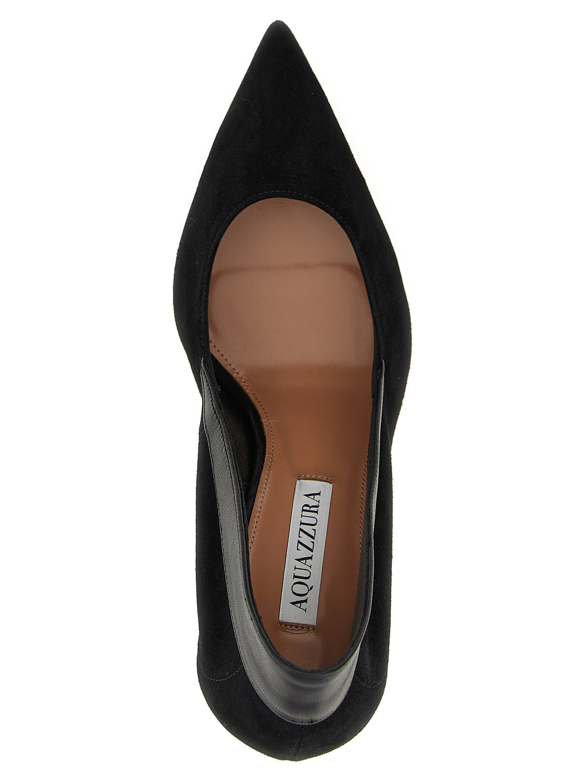 Aquazzura Black Goatskin Guanto High Heel Pumps