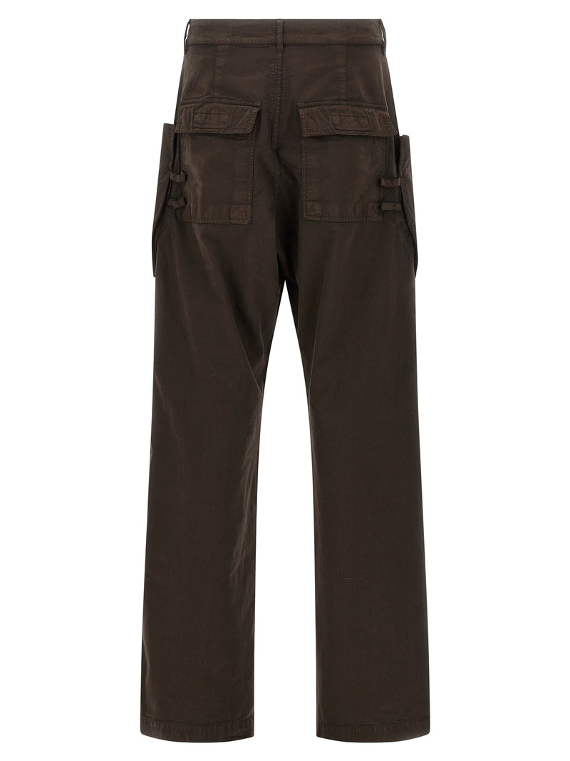 DRKSHDW Brown Cotton Cargo Pants