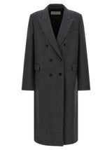 Dries Van Noten Gray Wool Coat