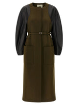 Fendi Bicolor Viscose Coat