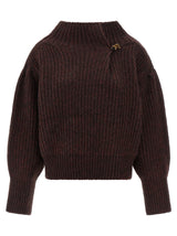 Dries Van Noten Bordeaux Wool Cardigan