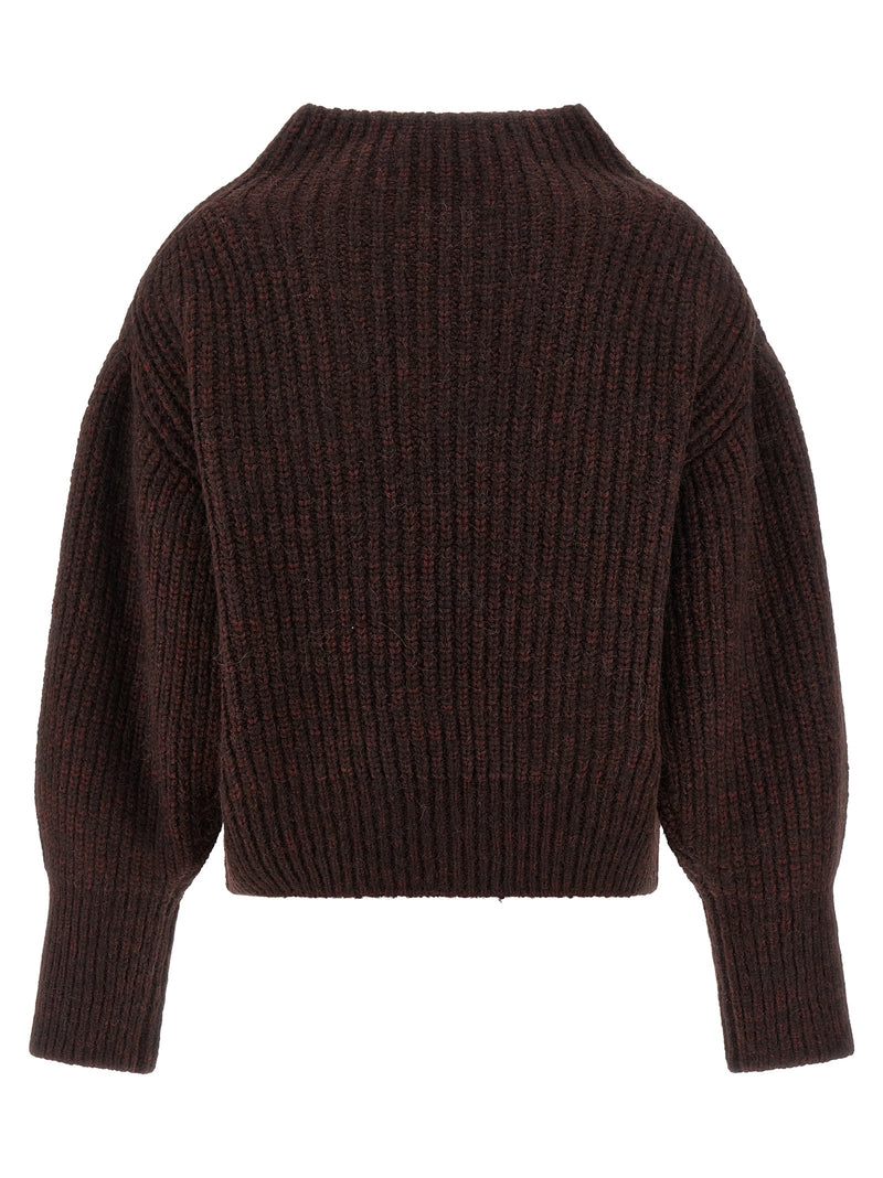 Dries Van Noten Bordeaux Wool Cardigan