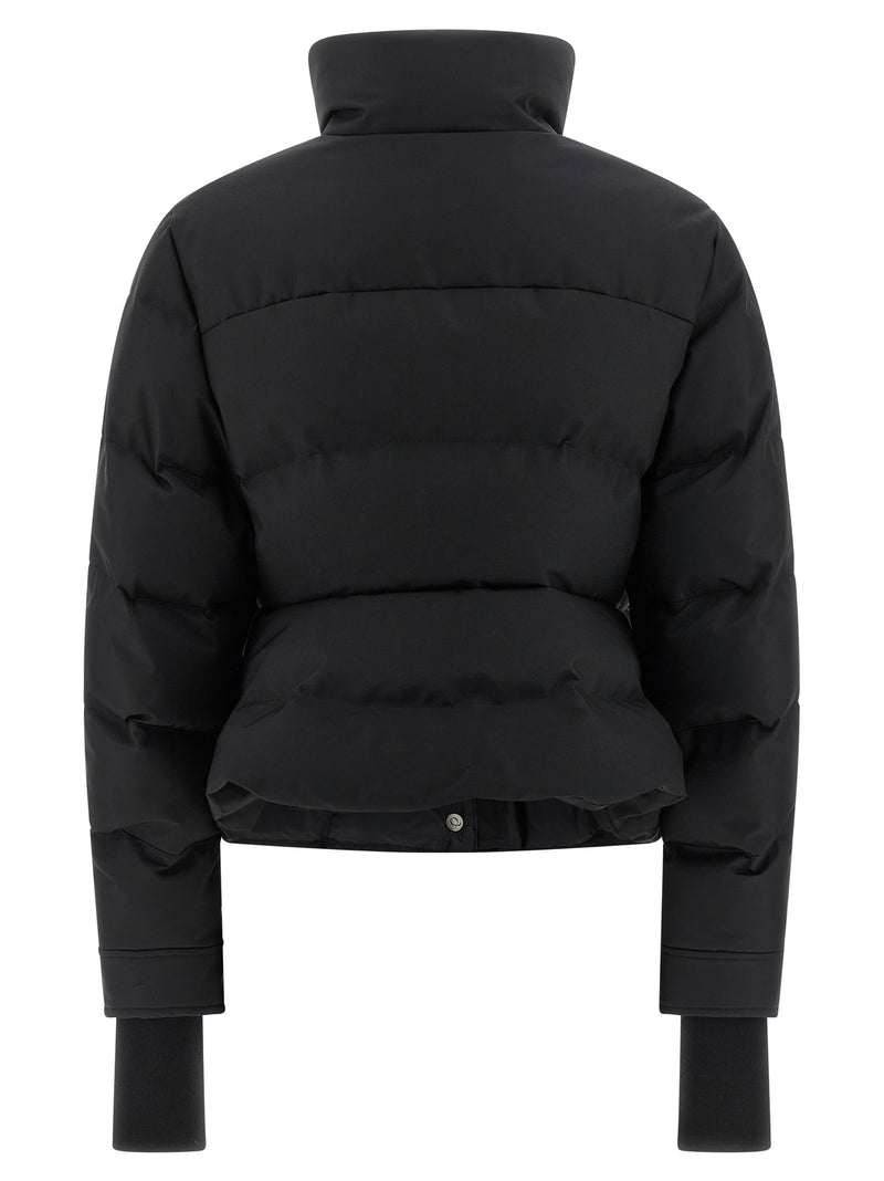 Alexander McQueen Black Polyamide Cropped Jacket
