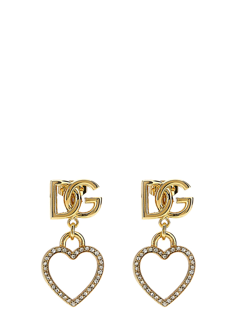 Boucles d'oreilles en laiton doré Dolce & Gabbana