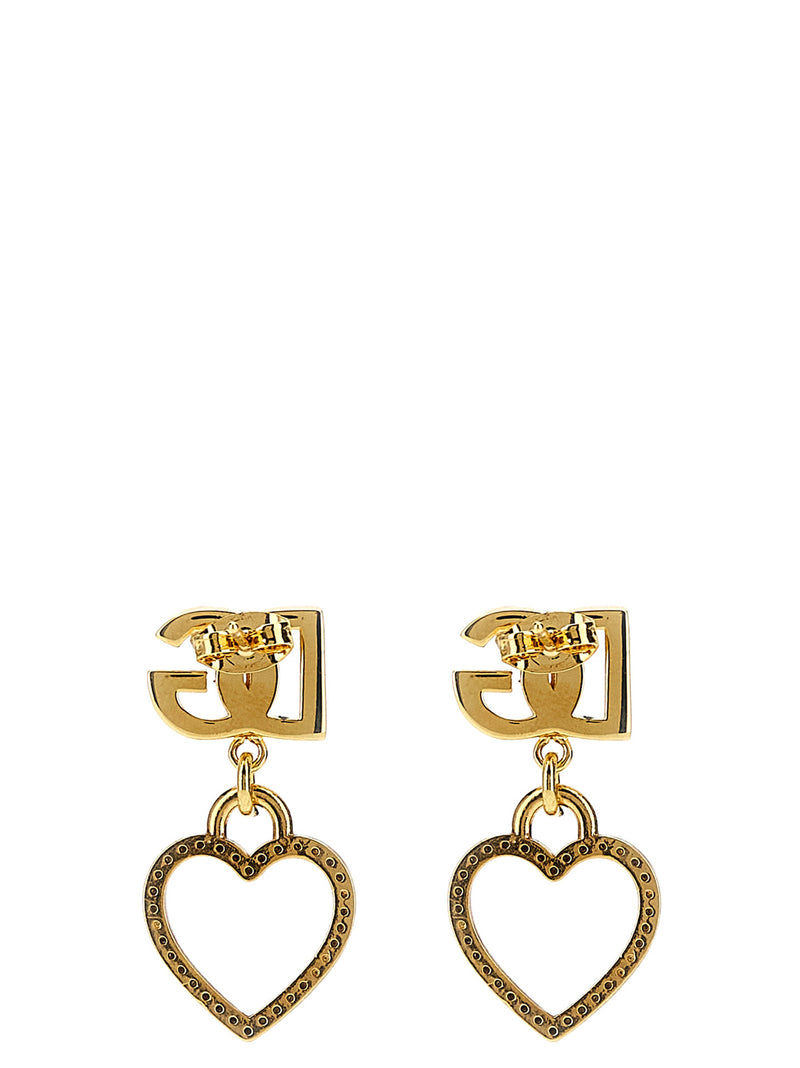 Boucles d'oreilles en laiton doré Dolce & Gabbana