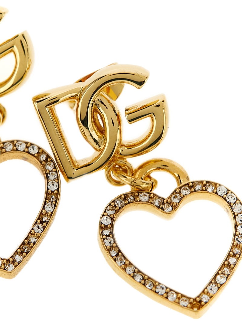Boucles d'oreilles en laiton doré Dolce & Gabbana