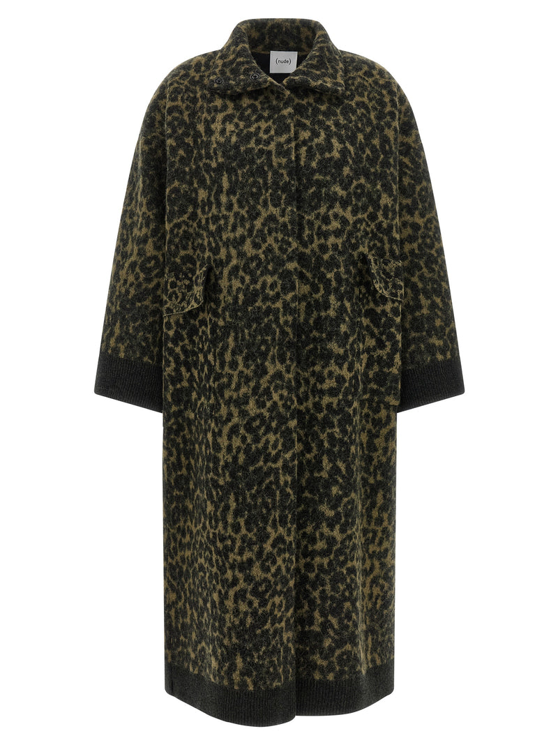 NUDE Bicolor Wool Coat