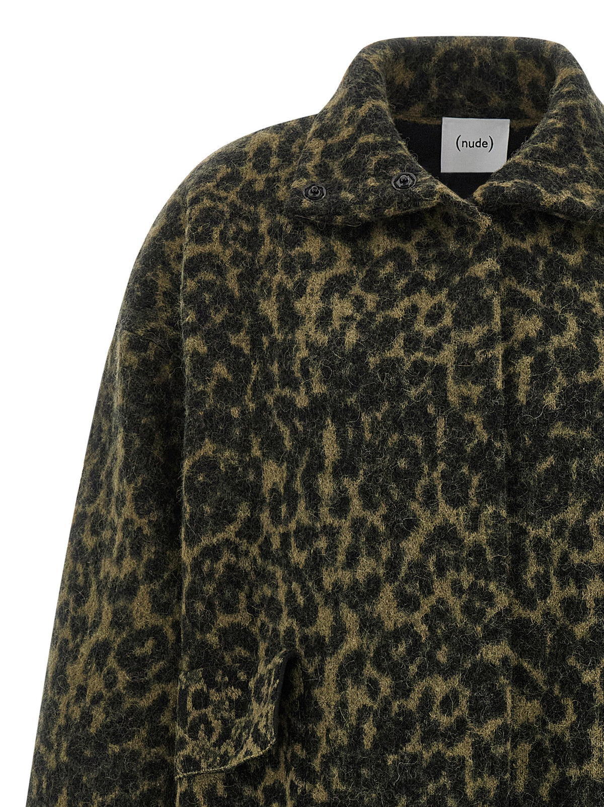 Manteau en laine bicolore NUDE