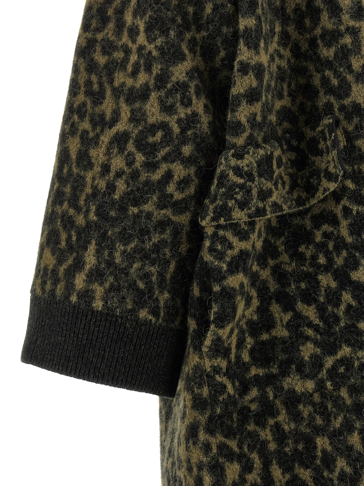 Manteau en laine bicolore NUDE