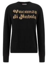 MC2 Saint Barth Black Wool Cardigan