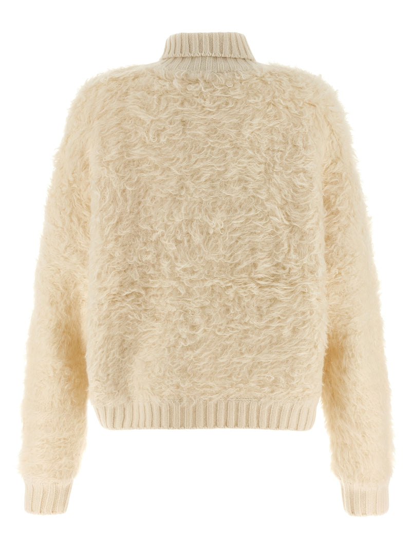 GOLDBERGH Bolleta White Wool Cardigan for Women