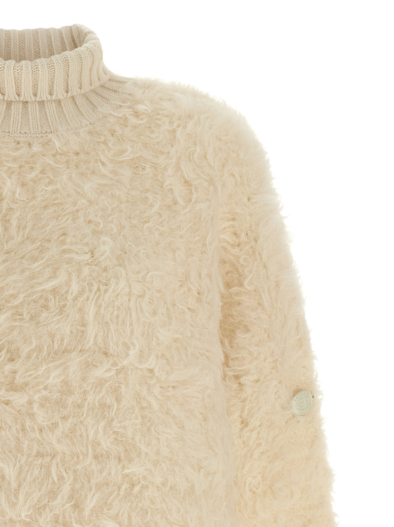 GOLDBERGH Bolleta White Wool Cardigan for Women