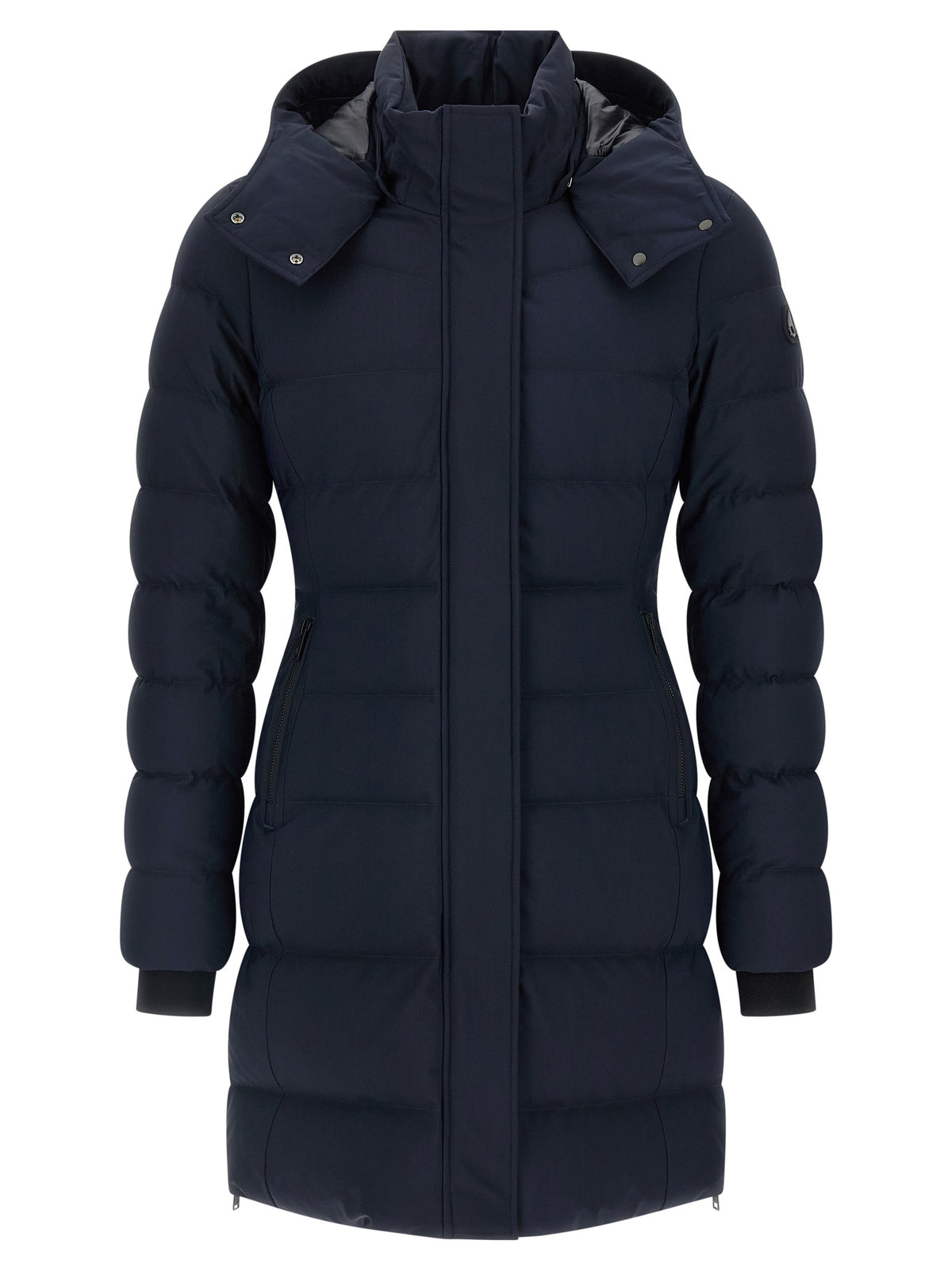 Moose Knuckles Blue Nylon Parka