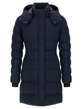 Moose Knuckles Blue Nylon Parka