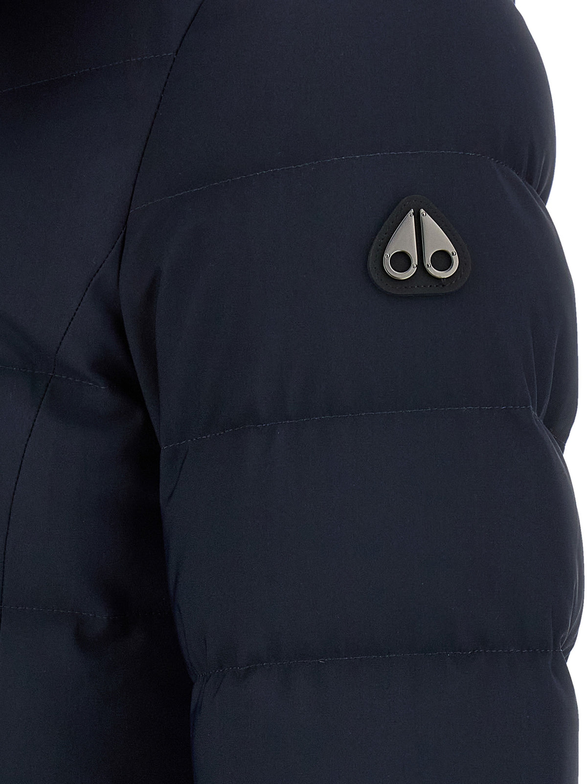 Moose Knuckles Blue Nylon Parka
