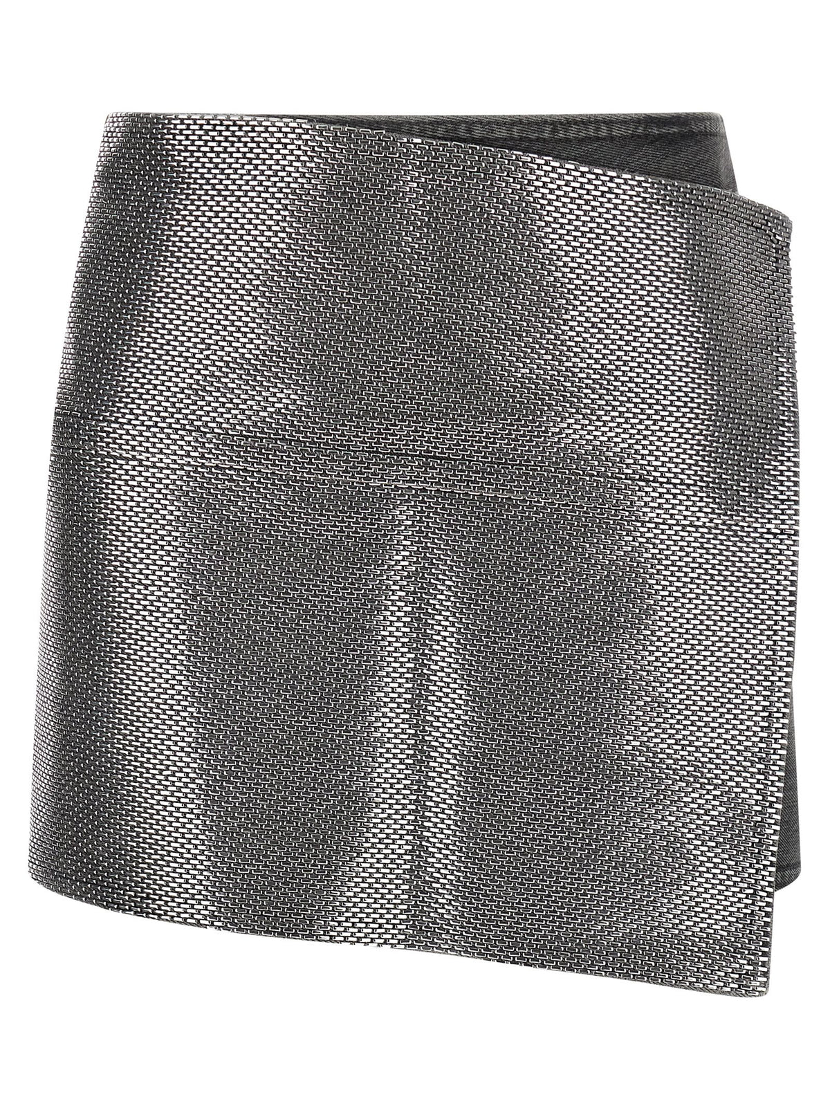 Haikure Gray Cotton Long Skirt