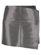 Haikure Gray Cotton Long Skirt