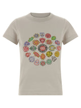 Balenciaga Gray Cotton T-Shirt for Women