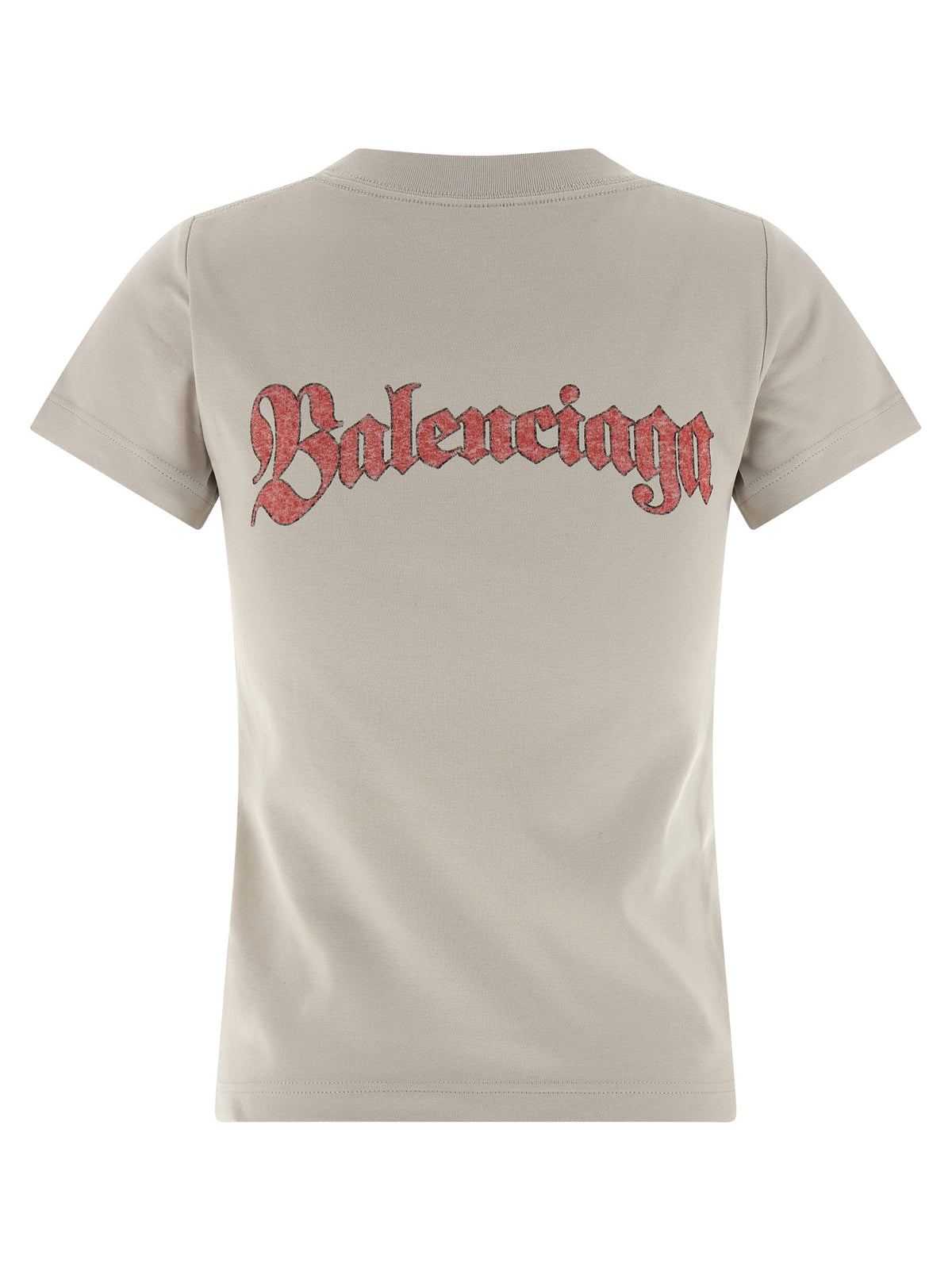 Balenciaga Gray Cotton T-Shirt for Women
