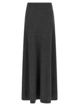 Balenciaga Gray Wool Mini Skirt