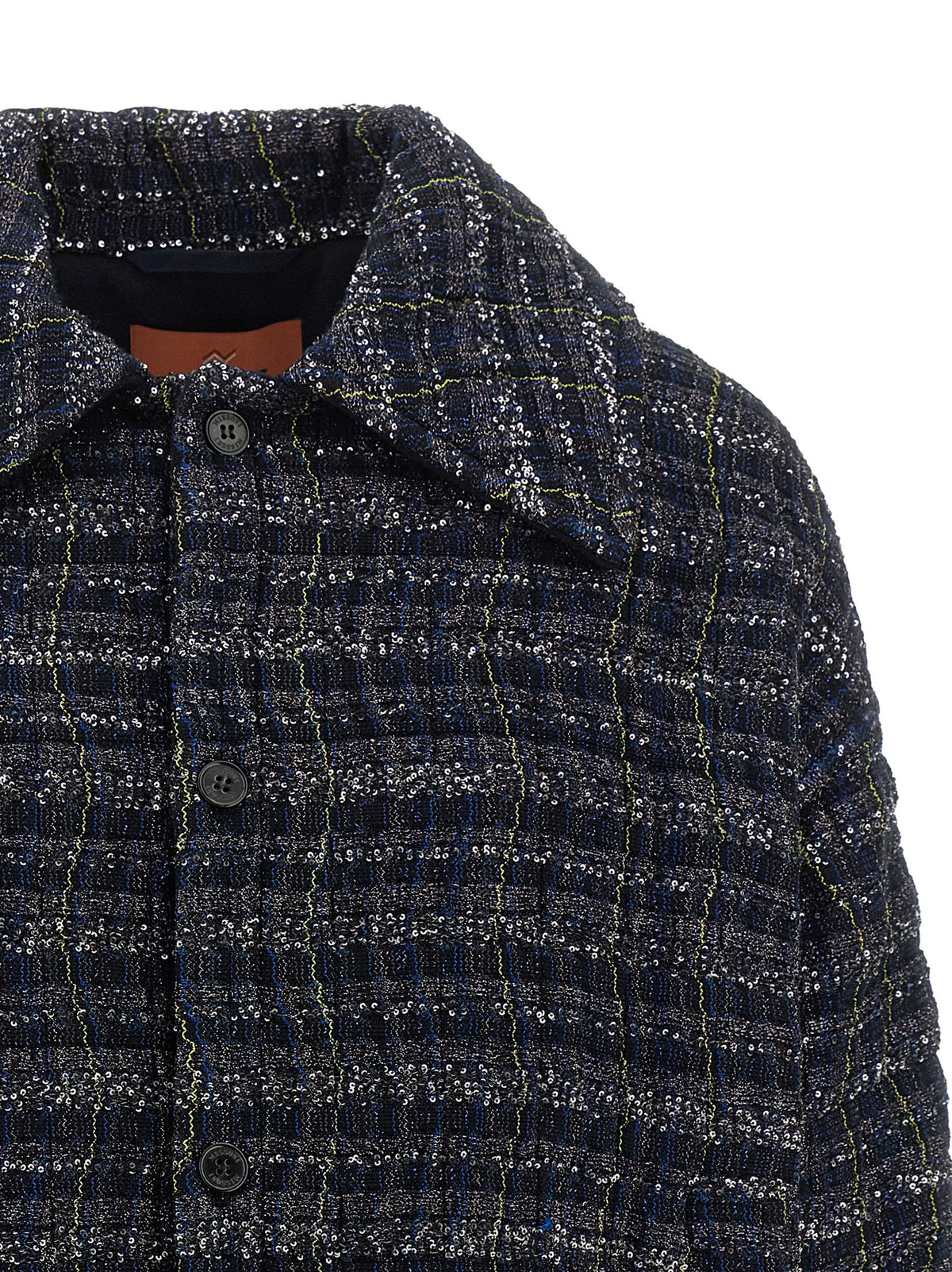 Missoni Blue Viscose Coat